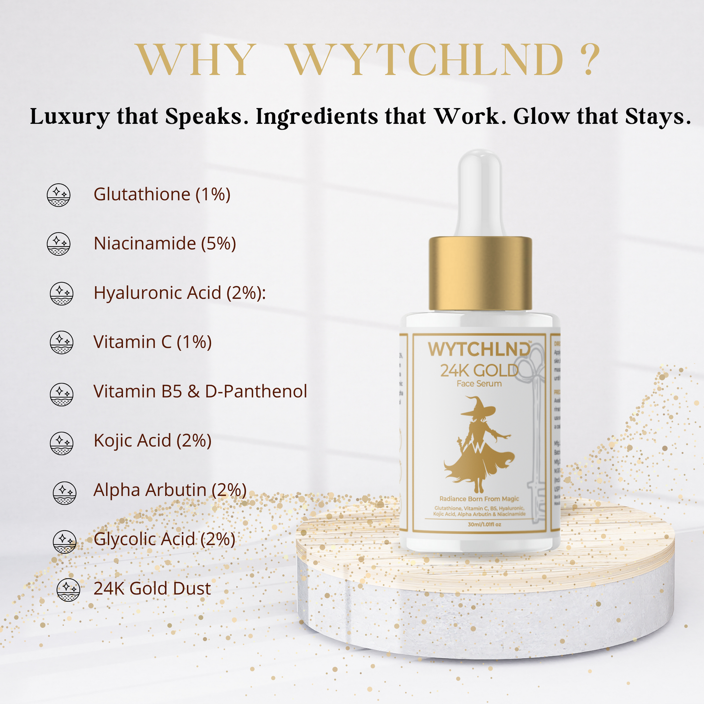24k Gold Face serum