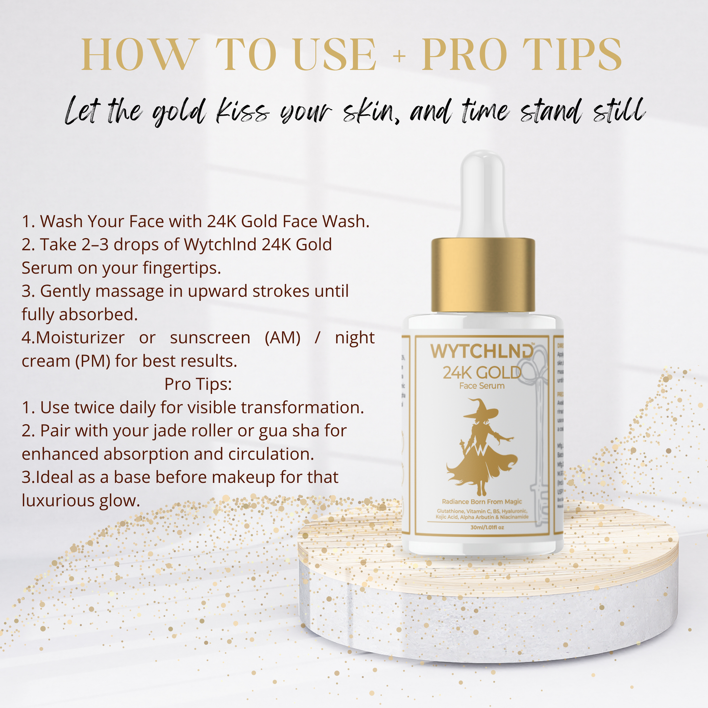 24k Gold Face serum